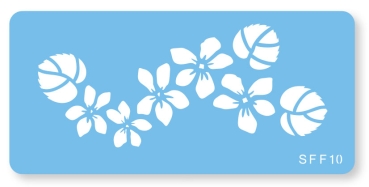 Schablone / Stencil - Veilchen